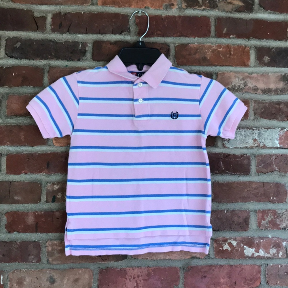 Boys pink and blue polo | Chaps